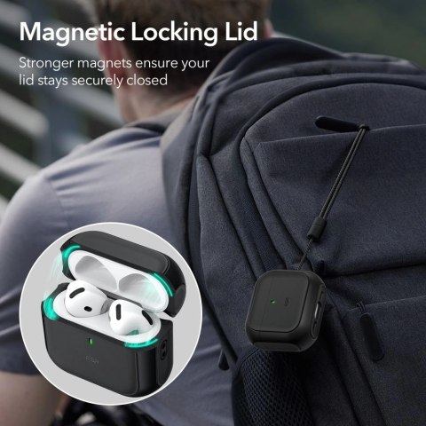 Etui ESR Orbit Halolock MagSafe na Apple AirPods 4 - czarne