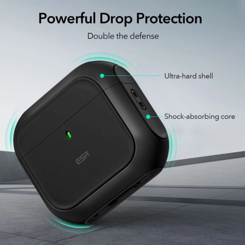 Etui ESR Orbit Halolock MagSafe na Apple AirPods 4 - czarne