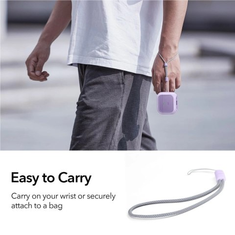 Etui ESR Orbit Halolock MagSafe na Apple AirPods 4 - fioletowe