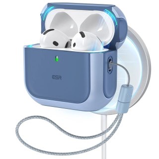 Etui ESR Orbit Halolock MagSafe na Apple AirPods 4 - niebieskie
