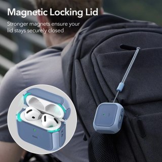Etui ESR Orbit Halolock MagSafe na Apple AirPods 4 - niebieskie