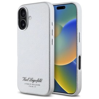 Etui Karl Lagerfeld hotel RSG na iPhone 16 - szare