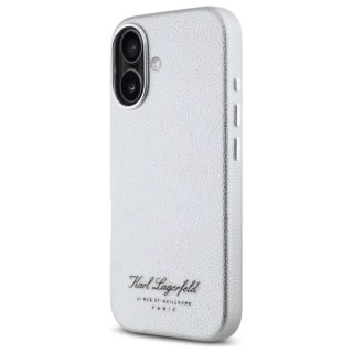 Etui Karl Lagerfeld hotel RSG na iPhone 16 - szare
