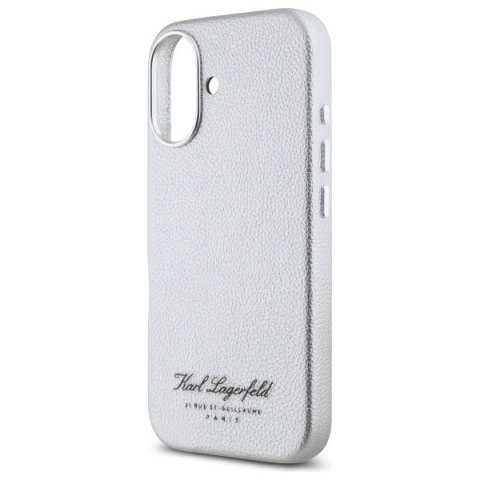 Etui Karl Lagerfeld hotel RSG na iPhone 16 - szare Etui Karl Lagerfeld hotel RSG na iPhone 16 - szare