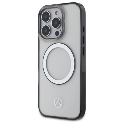 Etui Mercedes Printed logo MagSafe na iPhone 16 Pro Max - przezroczyste Etui Mercedes Printed logo MagSafe na iPhone 16 Pro Max - przezroczyste
