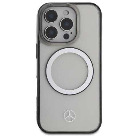 Etui Mercedes Printed logo MagSafe na iPhone 16 Pro Max - przezroczyste Etui Mercedes Printed logo MagSafe na iPhone 16 Pro Max - przezroczyste
