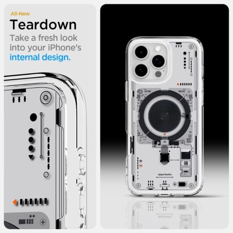 Etui Spigen Ultra Hybrid Mag MagSafe na iPhone 16 Pro - przezroczyste Etui Spigen Ultra Hybrid Mag MagSafe na iPhone 16 Pro - przezroczyste
