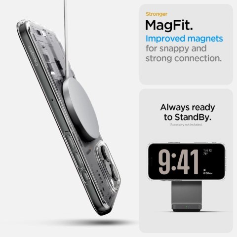 Etui Spigen Ultra Hybrid Mag MagSafe na iPhone 16 Pro - przezroczyste Etui Spigen Ultra Hybrid Mag MagSafe na iPhone 16 Pro - przezroczyste