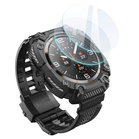 Etui Supcase IBLSN ArmorBOX & Tempered Glass 2-PACK na Samsung Galaxy Watch Ultra (47 MM) - czarne Etui Supcase IBLSN ArmorBOX & Tempered Glass 2-PACK na Samsung Galaxy Watch Ultra (47 MM) - czarne