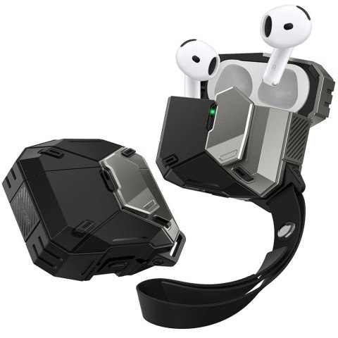 Etui Supcase MATRIX na Apple AirPods 4 - czarne Etui Supcase MATRIX na Apple AirPods 4 - czarne