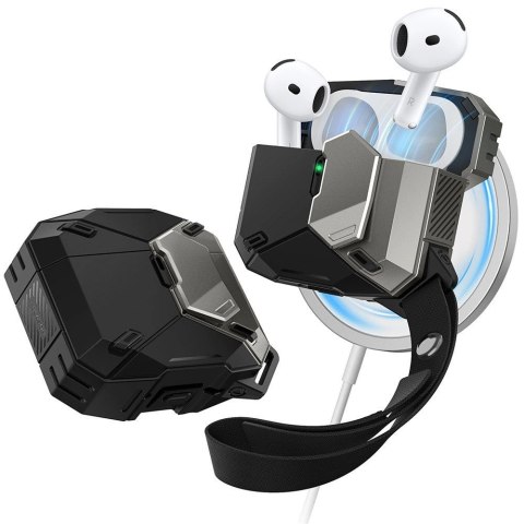 Etui Supcase MATRIX na Apple AirPods 4 - czarne Etui Supcase MATRIX na Apple AirPods 4 - czarne