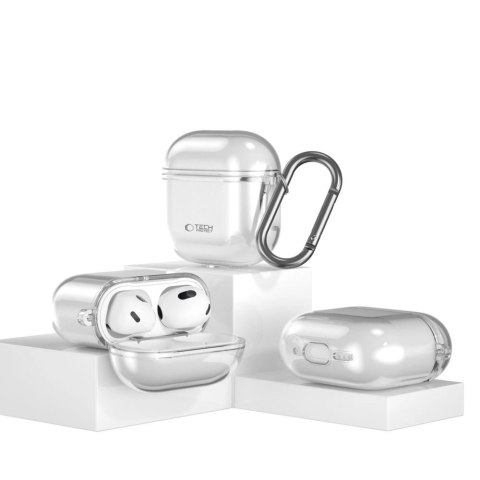 Etui Tech-Protect FLEXAir na Apple AirPods 4 - przezroczyste
