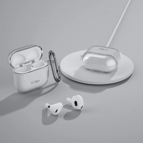 Etui Tech-Protect FLEXAir na Apple AirPods 4 - przezroczyste