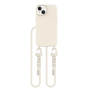 Etui Tech-Protect MagNecklace MagSafe na iPhone 14 - beżowe