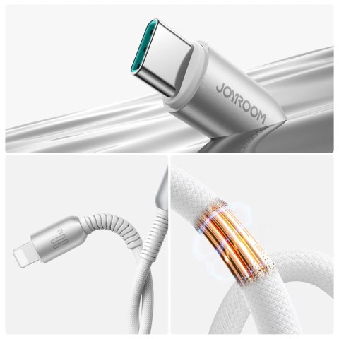 Kabel Joyroom S-A51 Cutting-Edge Series 30W USB-C - Lightning 1,2m - szary