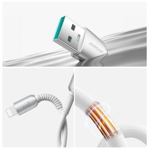 Kabel Joyroom S-A51 Cutting-Edge Series 3A USB-A - Lightning 1,2m - szary Kabel Joyroom S-A51 Cutting-Edge Series 3A USB-A - Lightning 1,2m - szary