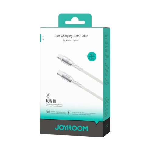 Kabel Joyroom S-A51 Cutting-Edge Series 60W USB-C - USB-C 1,2m - szary Kabel Joyroom S-A51 Cutting-Edge Series 60W USB-C - USB-C 1,2m - szary