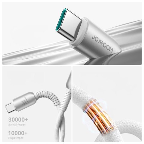 Kabel Joyroom S-A51 Cutting-Edge Series 60W USB-C - USB-C 1,2m - szary Kabel Joyroom S-A51 Cutting-Edge Series 60W USB-C - USB-C 1,2m - szary