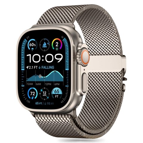 Pasek Tech-Protect Milano na Apple Watch 6 / 7 / 8 / 9 / 10 / SE / Ultra 1 / 2 (44 / 45 / 46 / 49 MM) - tytanowy Pasek Tech-Protect Milano na Apple Watch 6 / 7 / 8 / 9 / 10 / SE / Ultra 1 / 2 (44 / 45 / 46 / 49 MM) - tytanowy