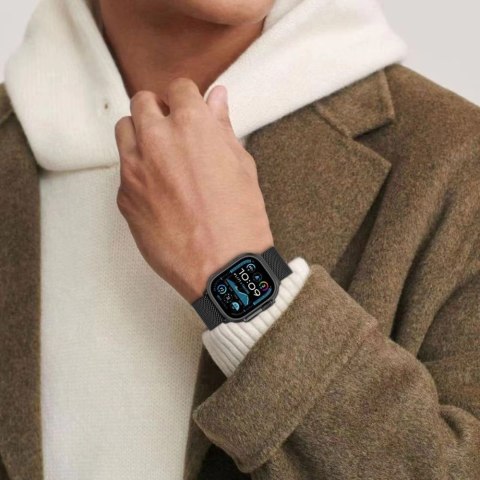 Pasek Tech-Protect Milano na Apple Watch 6 / 7 / 8 / 9 / 10 / SE / Ultra 1 / 2 (44 / 45 / 46 / 49 MM) - tytanowy Pasek Tech-Protect Milano na Apple Watch 6 / 7 / 8 / 9 / 10 / SE / Ultra 1 / 2 (44 / 45 / 46 / 49 MM) - tytanowy