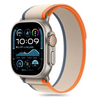 Pasek Tech-Protect Nylon Stripe na Apple Watch 6 / 7 / 8 / 9 / 10 / SE / Ultra 1 / 2 (44 / 45 / 46 / 49 MM) - beżowy