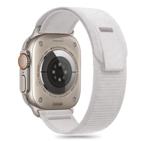 Pasek Tech-Protect Nylon Stripe na Apple Watch 6 / 7 / 8 / 9 / 10 / SE / Ultra 1 / 2 (44 / 45 / 46 / 49 MM) - szary Pasek Tech-Protect Nylon Stripe na Apple Watch 6 / 7 / 8 / 9 / 10 / SE / Ultra 1 / 2 (44 / 45 / 46 / 49 MM) - szary