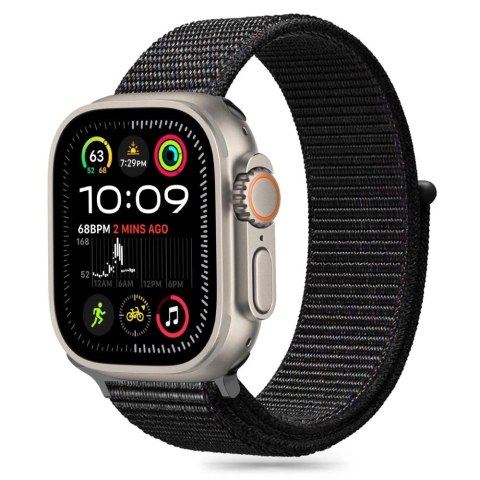 Pasek Tech-Protect Nylon na Apple Watch 6 / 7 / 8 / 9 / 10 / SE (40 / 41 / 42 MM) - czarny Pasek Tech-Protect Nylon na Apple Watch 6 / 7 / 8 / 9 / 10 / SE (40 / 41 / 42 MM) - czarny