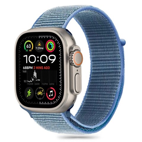 Pasek Tech-Protect Nylon na Apple Watch 6 / 7 / 8 / 9 / 10 / SE (40 / 41 / 42 MM) - niebieski Pasek Tech-Protect Nylon na Apple Watch 6 / 7 / 8 / 9 / 10 / SE (40 / 41 / 42 MM) - niebieski