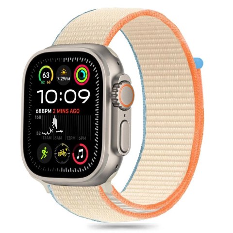 Pasek Tech-Protect Nylon na Apple Watch 6 / 7 / 8 / 9 / 10 / SE / Ultra 1 / 2 (44 / 45 / 46 / 49 MM) - beżowy Pasek Tech-Protect Nylon na Apple Watch 6 / 7 / 8 / 9 / 10 / SE / Ultra 1 / 2 (44 / 45 / 46 / 49 MM) - beżowy