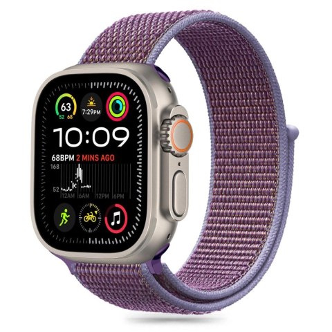 Pasek Tech-Protect Nylon na Apple Watch 6 / 7 / 8 / 9 / 10 / SE / Ultra 1 / 2 (44 / 45 / 46 / 49 MM) - fioletowy Pasek Tech-Protect Nylon na Apple Watch 6 / 7 / 8 / 9 / 10 / SE / Ultra 1 / 2 (44 / 45 / 46 / 49 MM) - fioletowy