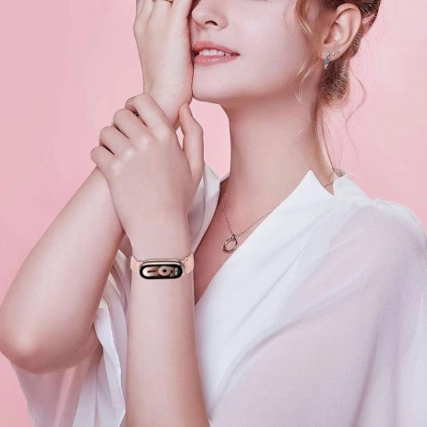Pasek Tech-Protect NylonMag na Xiaomi Smart Band 8 / 9 / NFC - czarny Pasek Tech-Protect NylonMag na Xiaomi Smart Band 8 / 9 / NFC - czarny
