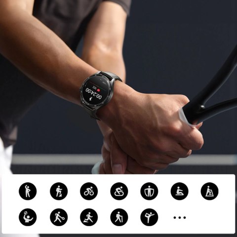 Smartwatch Joyroom Classic Series JR-FC2 Pro z funkcją odbierania połączeń - ciemnoszary Smartwatch Joyroom Classic Series JR-FC2 Pro z funkcją odbierania połączeń - ciemnoszary