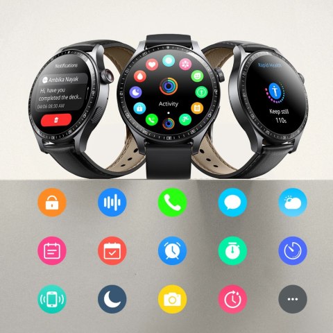 Smartwatch Joyroom Classic Series JR-FC2 Pro z funkcją odbierania połączeń - ciemnoszary Smartwatch Joyroom Classic Series JR-FC2 Pro z funkcją odbierania połączeń - ciemnoszary
