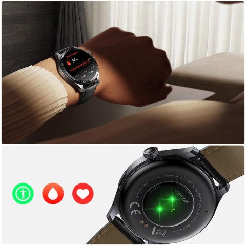 Smartwatch Joyroom Classic Series JR-FC2 Pro z funkcją odbierania połączeń - ciemnoszary Smartwatch Joyroom Classic Series JR-FC2 Pro z funkcją odbierania połączeń - ciemnoszary