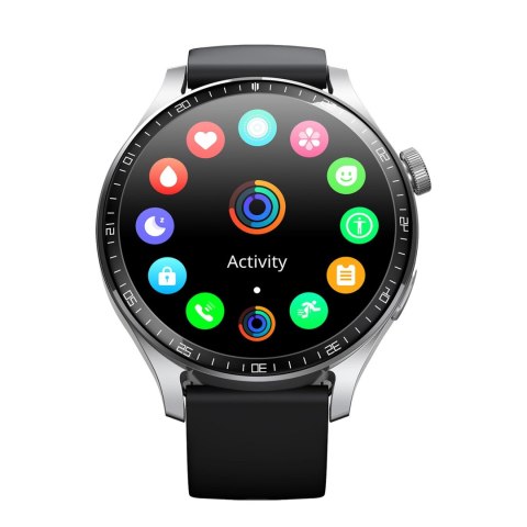 Smartwatch Joyroom Classic Series JR-FC2 Pro z funkcją odbierania połączeń - srebrny Smartwatch Joyroom Classic Series JR-FC2 Pro z funkcją odbierania połączeń - srebrny