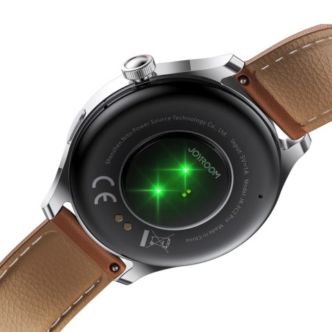 Smartwatch Joyroom Classic Series JR-FC2 Pro z funkcją odbierania połączeń - srebrny Smartwatch Joyroom Classic Series JR-FC2 Pro z funkcją odbierania połączeń - srebrny