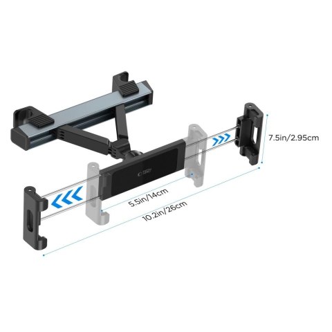 Uchwyt samochodowy Tech-Protect V3 Headrest Car Mount - czarny