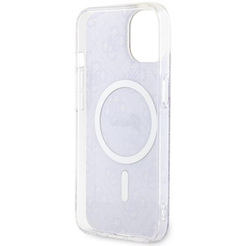 Guess nakładka do iPhone 14 6,1" GUHMP14SH4STU fioletowa hardcase Magsafe IML 4G