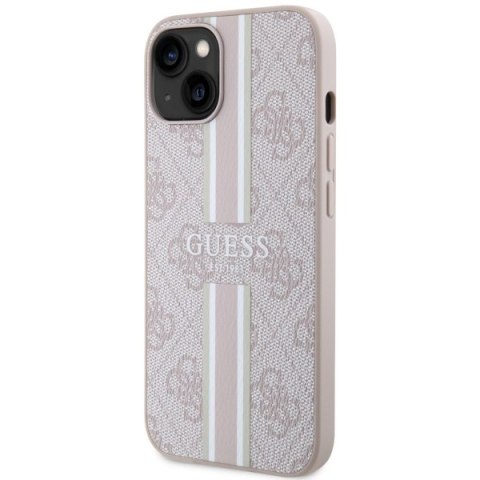 Guess nakładka do iPhone 14 6,1" GUHMP14SP4RPSP pink harcase Magsafe 4G Printed Stripes Guess nakładka do iPhone 14 6,1" GUHMP14SP4RPSP pink harcase Magsafe 4G Printed Stripes