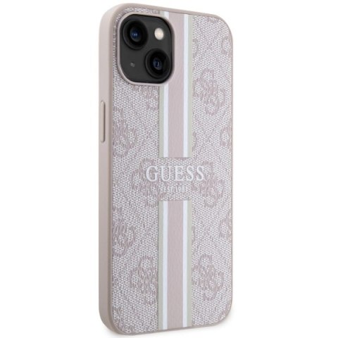 Guess nakładka do iPhone 14 6,1" GUHMP14SP4RPSP pink harcase Magsafe 4G Printed Stripes Guess nakładka do iPhone 14 6,1" GUHMP14SP4RPSP pink harcase Magsafe 4G Printed Stripes