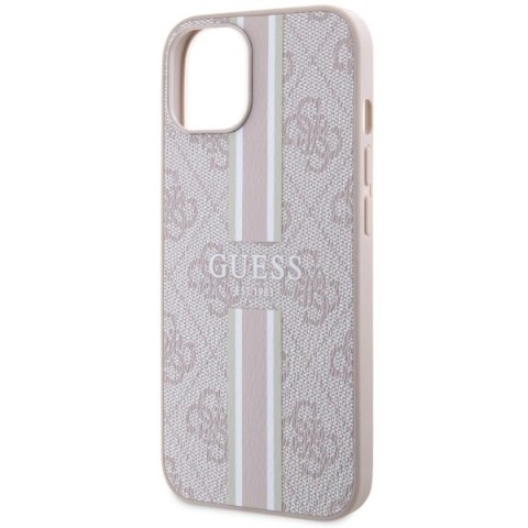 Guess nakładka do iPhone 14 6,1" GUHMP14SP4RPSP pink harcase Magsafe 4G Printed Stripes Guess nakładka do iPhone 14 6,1" GUHMP14SP4RPSP pink harcase Magsafe 4G Printed Stripes