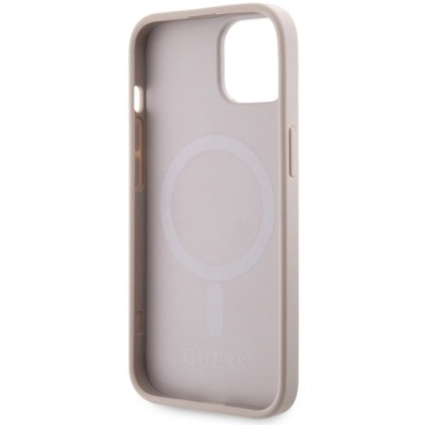 Guess nakładka do iPhone 14 6,1" GUHMP14SP4RPSP pink harcase Magsafe 4G Printed Stripes Guess nakładka do iPhone 14 6,1" GUHMP14SP4RPSP pink harcase Magsafe 4G Printed Stripes