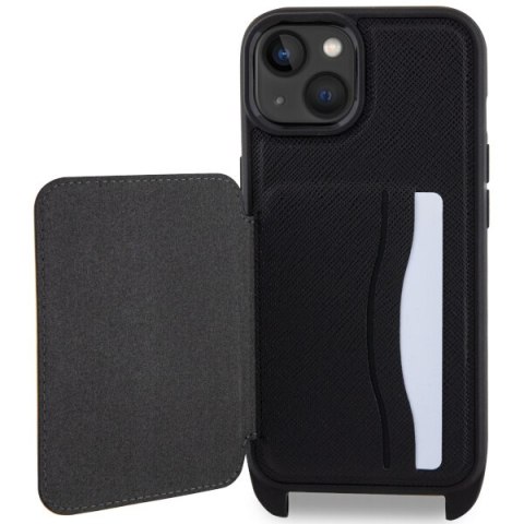 Karl Lagerfeld nakładka do iPhone 14 6,1" KLHCP14SCSAKCPMK czarna hardcase Crossbody Saffiano Karl&Choupette NFT Karl Lagerfeld nakładka do iPhone 14 6,1" KLHCP14SCSAKCPMK czarna hardcase Crossbody Saffiano Karl&Choupette NFT