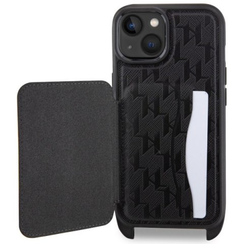 Karl Lagerfeld nakładka do iPhone 14 6,1" KLHCP14SCSAKHPCK czarna hardcase Crossbody Saffiano Mono Choupette NFT Karl Lagerfeld nakładka do iPhone 14 6,1" KLHCP14SCSAKHPCK czarna hardcase Crossbody Saffiano Mono Choupette NFT