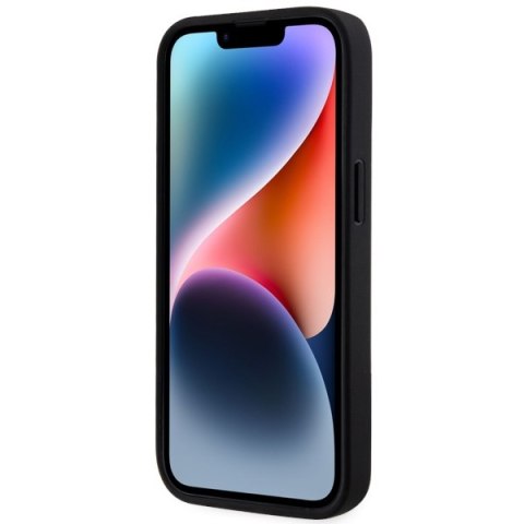 Karl Lagerfeld nakładka do iPhone 14 6,1" KLHCP14SSAKHPKK czarna harcase Saffiano Mono Patch Ikonik NFT Karl Lagerfeld nakładka do iPhone 14 6,1" KLHCP14SSAKHPKK czarna harcase Saffiano Mono Patch Ikonik NFT