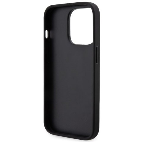 Karl Lagerfeld nakładka do iPhone 14 Pro 6,1" KLHCP14LSAKHPKK czarna harcase Saffiano Mono Patch Ikonik NFT Karl Lagerfeld nakładka do iPhone 14 Pro 6,1" KLHCP14LSAKHPKK czarna harcase Saffiano Mono Patch Ikonik NFT