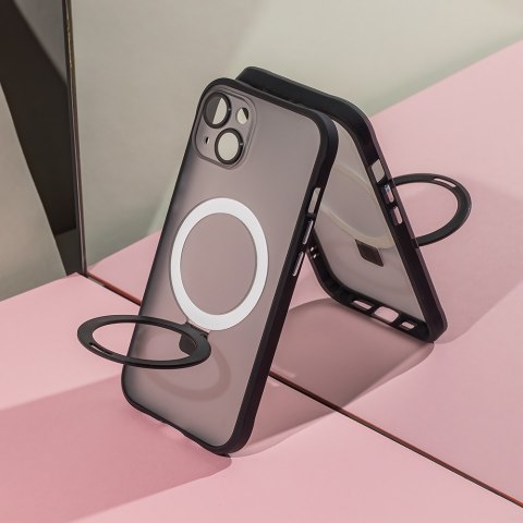 Nakładka Mag Ring do iPhone 14 Pro 6,1" czarna Nakładka Mag Ring do iPhone 14 Pro 6,1" czarna