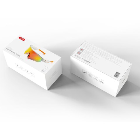 XO Okulary Bluetooth E8 przeciwsłoneczne białe UV400 XO Okulary Bluetooth E8 przeciwsłoneczne białe UV400