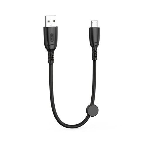 XO kabel NB247 USB - microUSB 0,25 m 6A czarny XO kabel NB247 USB - microUSB 0,25 m 6A czarny