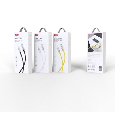 XO kabel NB251 USB - microUSB 1,0 m 6A czarny XO kabel NB251 USB - microUSB 1,0 m 6A czarny